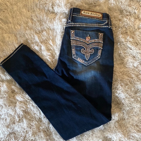 Rock Revival Denim - Rock Revival Vaness Skinny Jeans Size 30